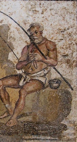 Tripoli, Libya - Roman Mosaic, National Museum, Fishermen